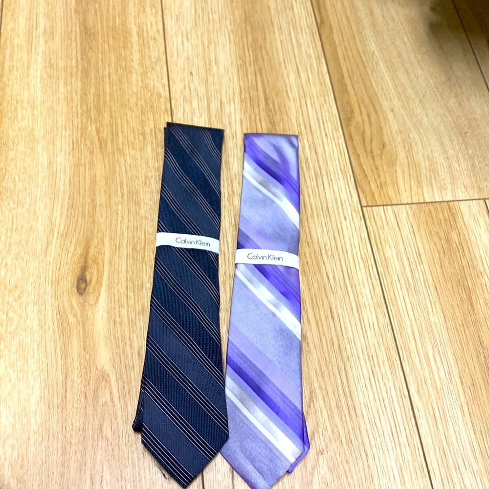 Calvin Klein ties.